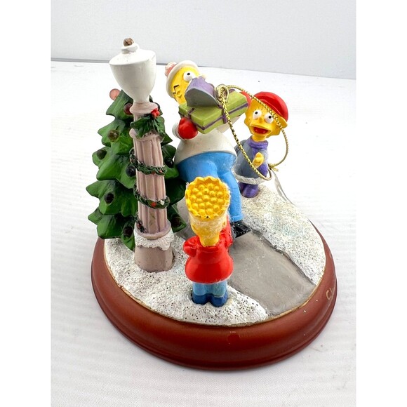 THE SIMPSONS Bradford Christmas Ornament Illuminated "Slippity Doh! Da" Homer - Picture 4 of 9